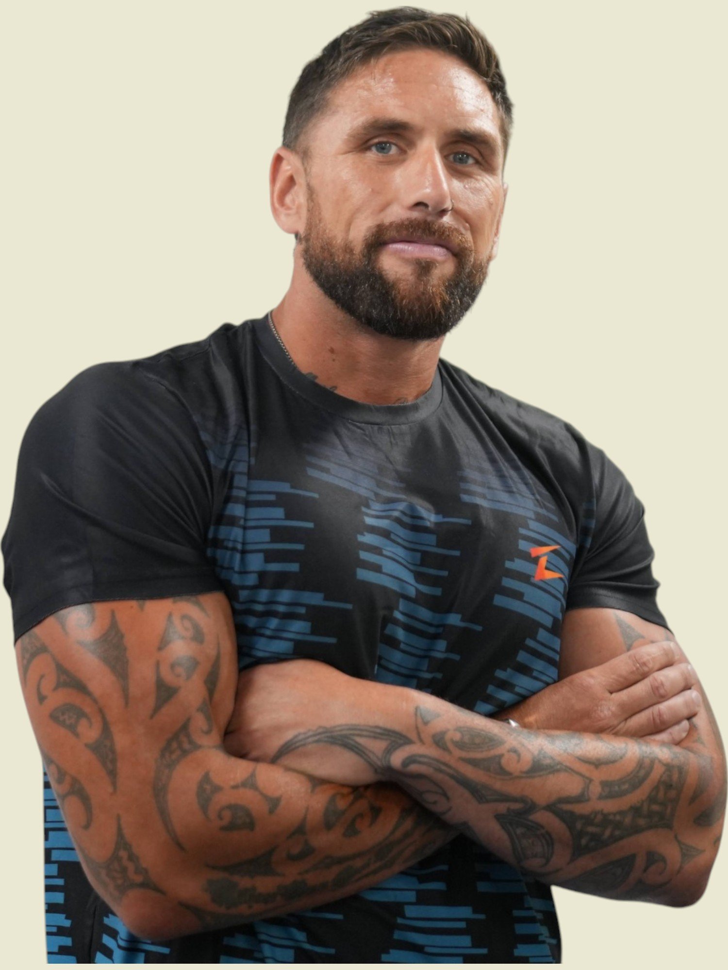 Dynamic men's active tee designed for movement